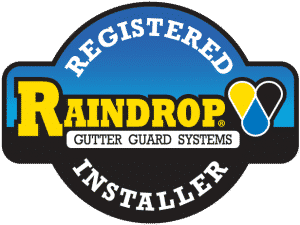 Raindrop Gutter Guard Registered Installer logo 1