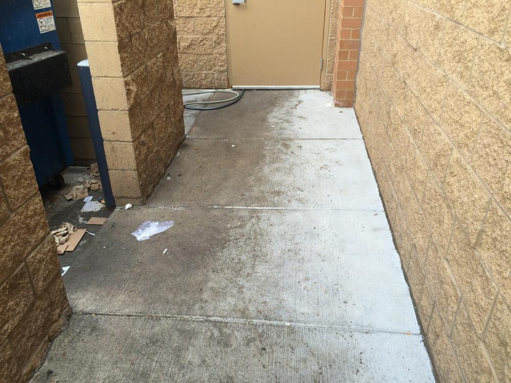 commercial pressure washing before