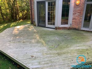Deck Pressure Washing by Lake State Cleaning Brighton Michigan. Cleaning Home Exteriors.