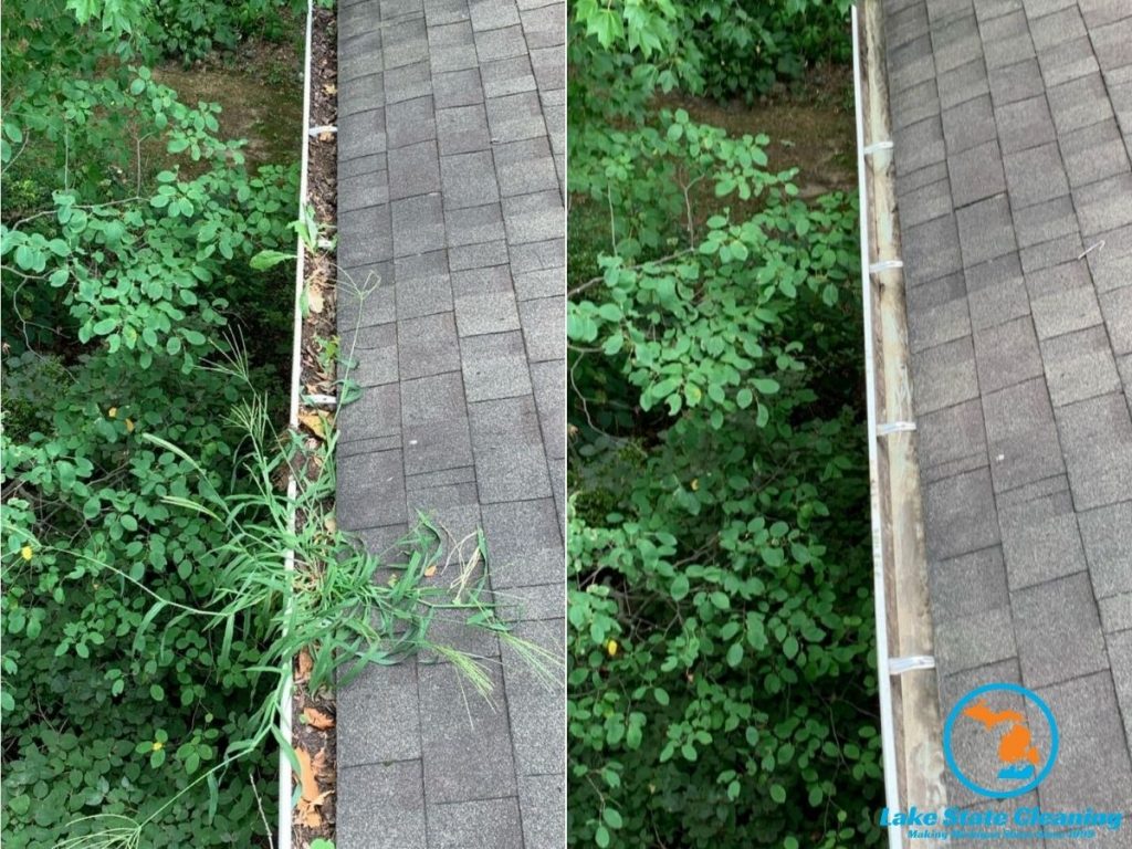 Gutter Cleaning in Wixom MI Lake State Cleaning - Clean Gutters
