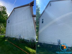 House Washing in Rochester Hills MI Lake State Cleaning Siding Washing