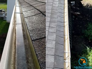 Gutter Cleaning in Wixom MI Lake State Cleaning
