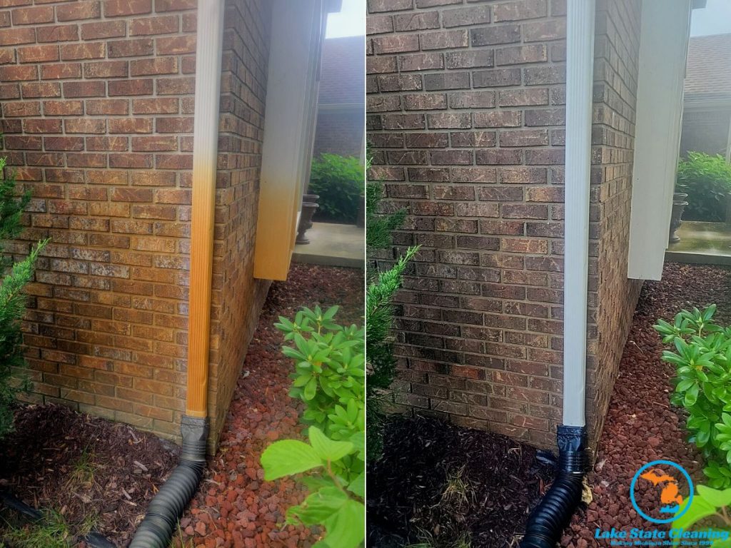 Rust Stain Removal in Lake Orion MI Lake State Cleaning Pressure Washing