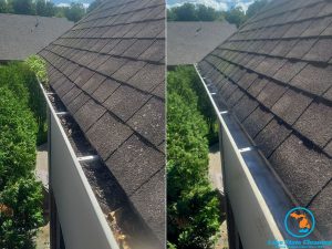 Gutter Cleaning in Brighton MI Lake State Cleaning