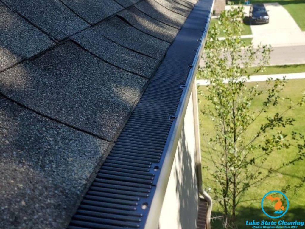 Raindrop Gutter Guards in Novi MI Lake State Cleaning Gutter Cleaning