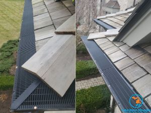 Raindrop Gutter Guard Installation in Lake Orion MI Lake State Cleaning